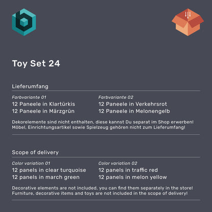 S20 Basic, set of 24, "Toy Set"